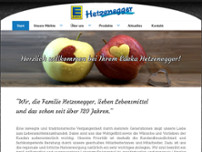 Edeka Hetzenegger website screenshot