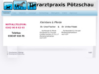 Tierarztpraxis Poetzschau website screenshot