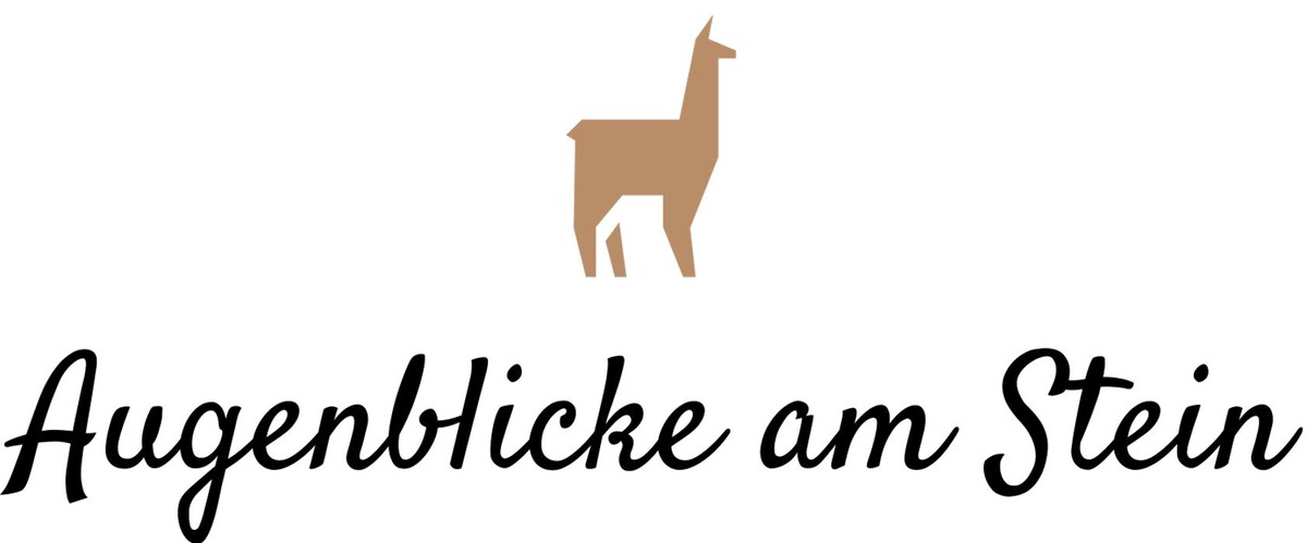Lama Alpaka Augenblicke am Stein Würzburg Logo