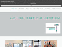 Orthopädietechnik überlingen, Steffen Dor website screenshot