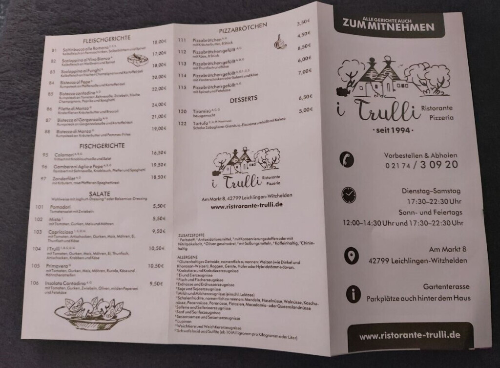 Bilder Restaurant I Trulli