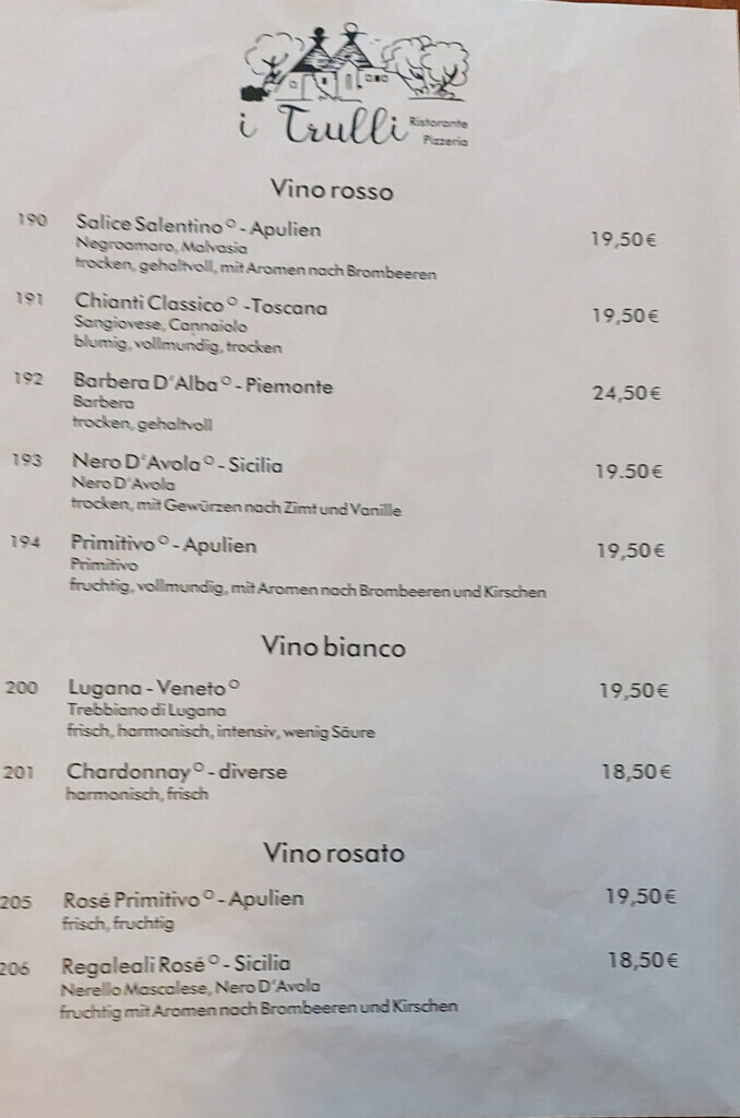 Bilder Restaurant I Trulli