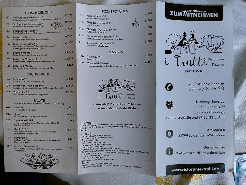 Bilder Restaurant I Trulli