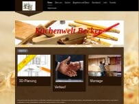 Website Screenshot Küchenwelt Becker