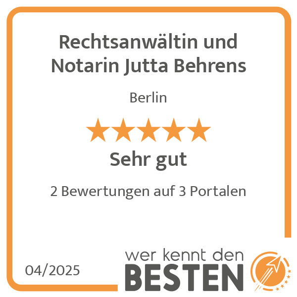 Bilder Rechtsanwältin und Notarin Jutta Behrens