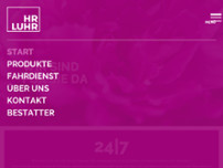 Luhr Bestattungsbedarf website screenshot