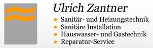 Ulrich Zantner Haustechnik Logo
