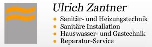 Ulrich Zantner Haustechnik Logo