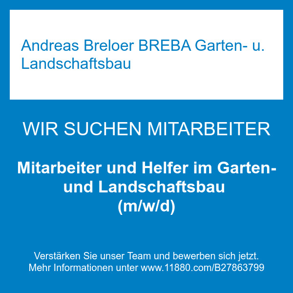 Bilder Andreas Breloer BREBA Garten- u. Landschaftsbau