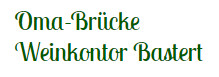 Oma Brücke Weinkontor Logo