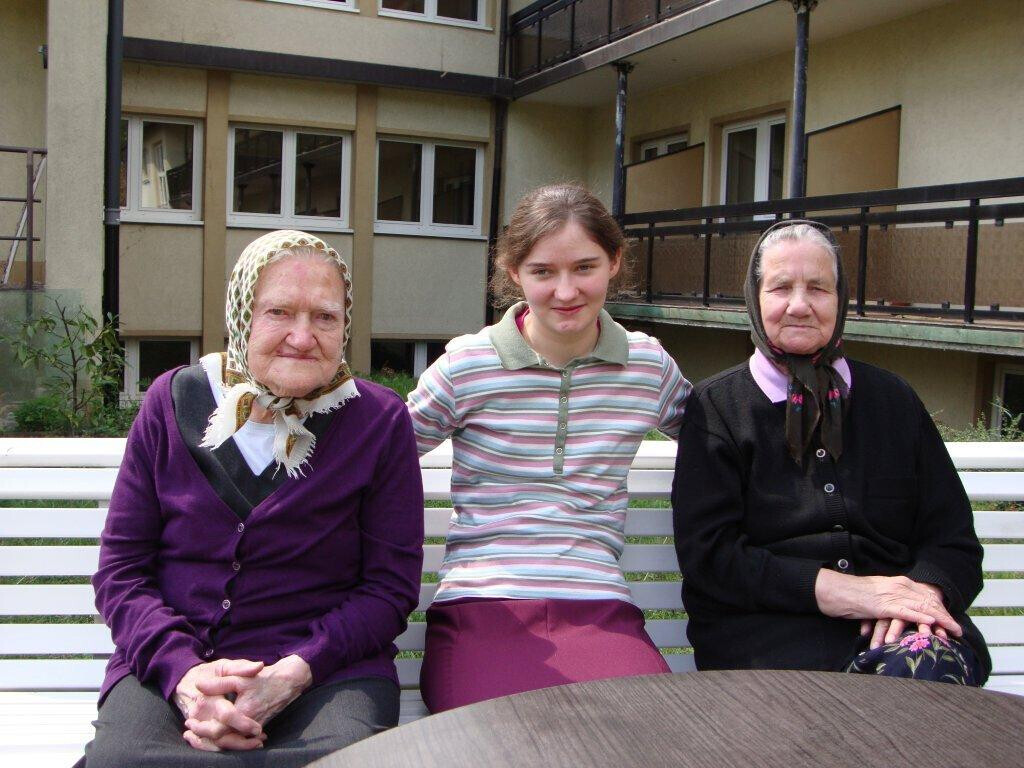 Bilder Ambulanter Pflegedienst von Hand mit Herz