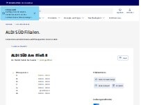 Website Screenshot ALDI SÜD