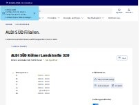 Website Screenshot ALDI SÜD