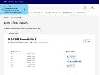 Website Screenshot ALDI SÜD