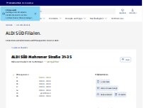Website Screenshot ALDI SÜD