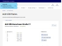 Website Screenshot ALDI SÜD