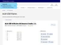 Website Screenshot ALDI SÜD
