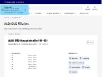 Website Screenshot ALDI SÜD