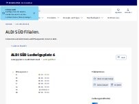 Website Screenshot ALDI SÜD
