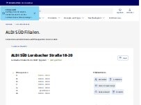 Website Screenshot ALDI SÜD