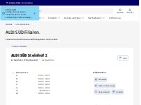 Website Screenshot ALDI SÜD