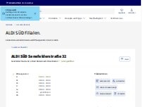Website Screenshot ALDI SÜD