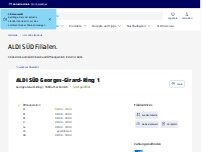 Website Screenshot ALDI SÜD