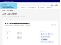 Website Screenshot ALDI SÜD