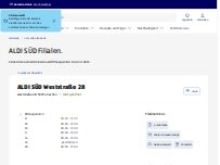 Website Screenshot ALDI SÜD