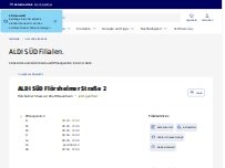 Website Screenshot ALDI SÜD