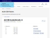 Website Screenshot ALDI SÜD