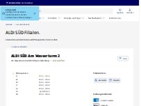 Website Screenshot ALDI SÜD