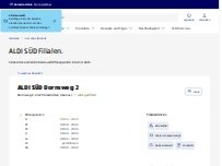 Website Screenshot ALDI SÜD