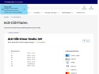 Website Screenshot ALDI SÜD
