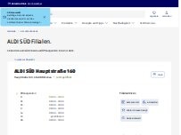Website Screenshot ALDI SÜD