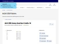 Website Screenshot ALDI SÜD