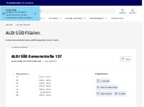 Website Screenshot ALDI SÜD