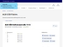 Website Screenshot ALDI SÜD