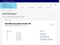 Website Screenshot ALDI SÜD