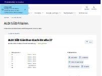 Website Screenshot ALDI SÜD