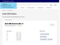 Website Screenshot ALDI SÜD