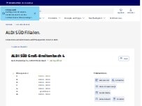 Website Screenshot ALDI SÜD