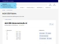 Website Screenshot ALDI SÜD