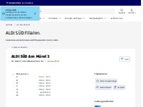 Website Screenshot ALDI SÜD