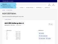 Website Screenshot ALDI SÜD