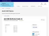 Website Screenshot ALDI SÜD