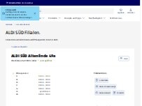 Website Screenshot ALDI SÜD
