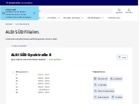 Website Screenshot ALDI SÜD