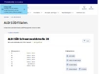 Website Screenshot ALDI SÜD