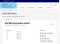 Website Screenshot ALDI SÜD